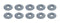 Allstar Performance Countersunk Washer Silver 10pk