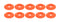 Allstar Performance Countersunk Washer Fluorescent Orange 10pk