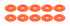 Allstar Performance Countersunk Washer Fluorescent Orange 10pk
