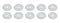 Allstar Performance Body Bolt Washer Plastic White 10pk