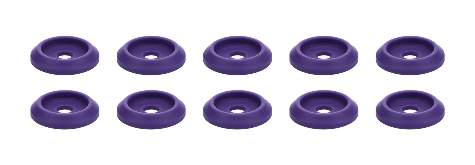 Allstar Performance Body Bolt Washer Plastic Purple 10pk