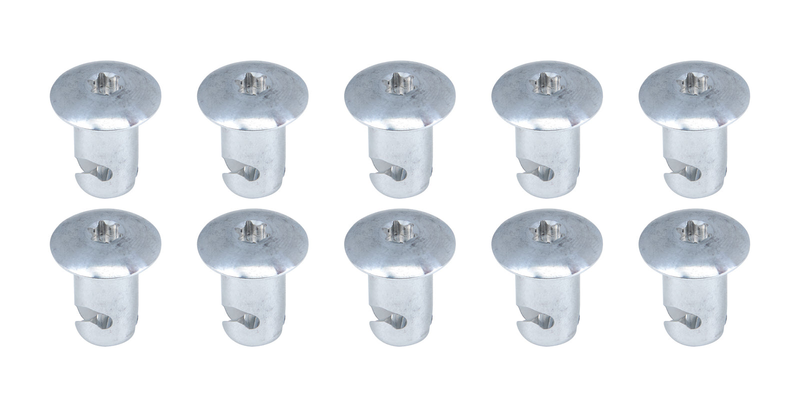Allstar Performance Oval Hd T-30 Torx Fast. 7/16 .500in 10pk Alum