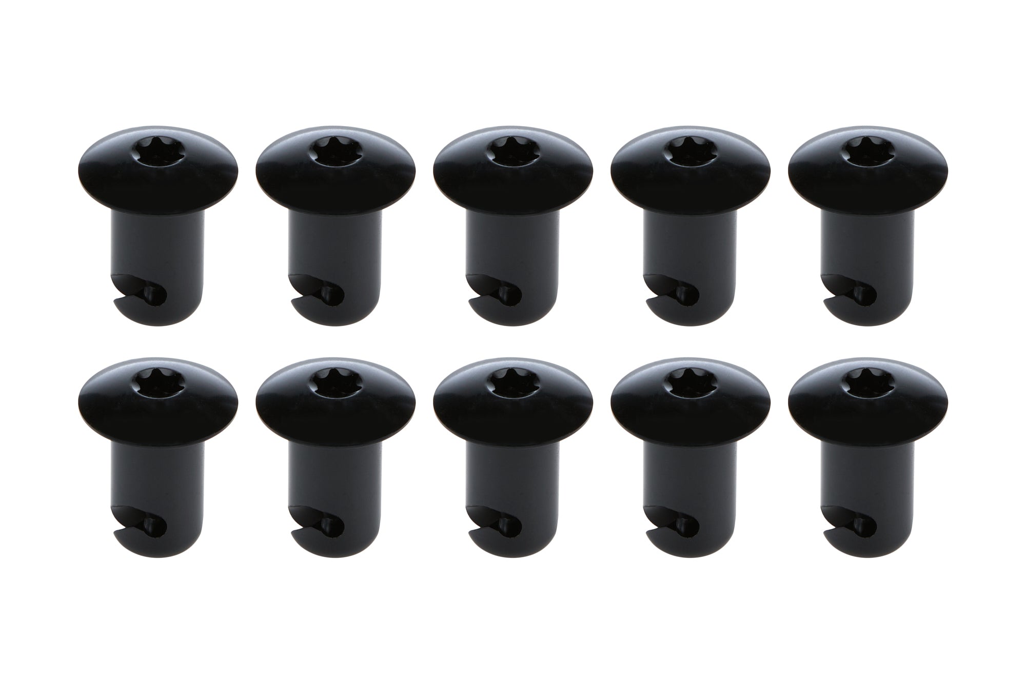 Allstar Performance Oval Hd T-30 Torx Fast. 7/16 .500in 10pk Alum Bl