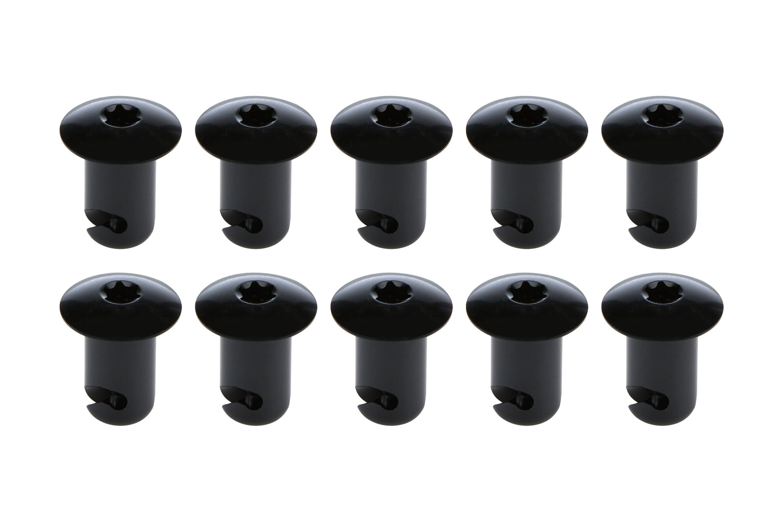 Allstar Performance Oval Hd T-30 Torx Fast. 7/16 .500in 10pk Alum Bl