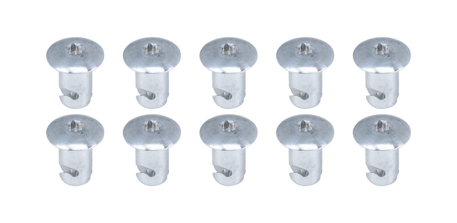 Allstar Performance Oval Hd T-30 Torx Fast. 7/16 .550in 10pk Alum