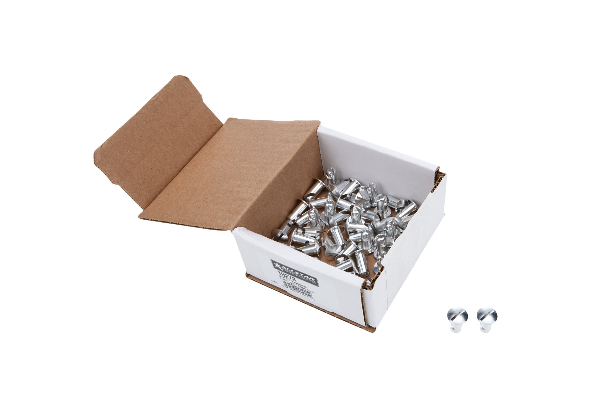 Allstar Performance Oval Hd Fasteners 5/16 .500in 50pk Alum