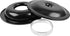 Allstar Performance LW 14in A/C Kit Black No Element 1in Spacer