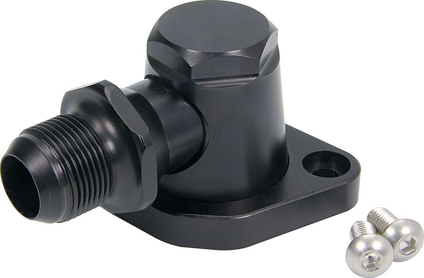 Allstar Performance Billet Water Neck 16AN Black