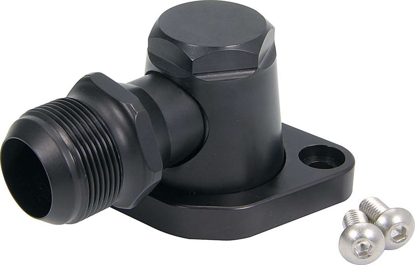 Allstar Performance Billet Water Neck 20AN Black