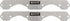 Allstar Performance Exhaust Block Off Plates SBC Std 1pc Aluminum