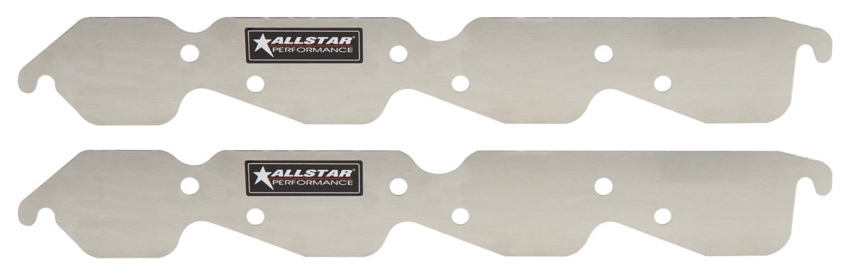 Allstar Performance Exhaust Block Off Plates BBC Engines