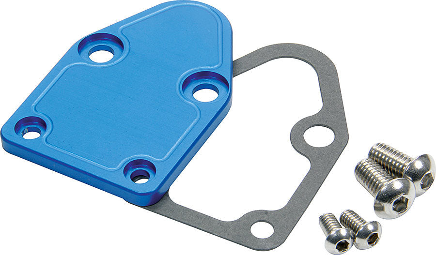 Allstar Performance SBC F/P Block Off Plate Blue