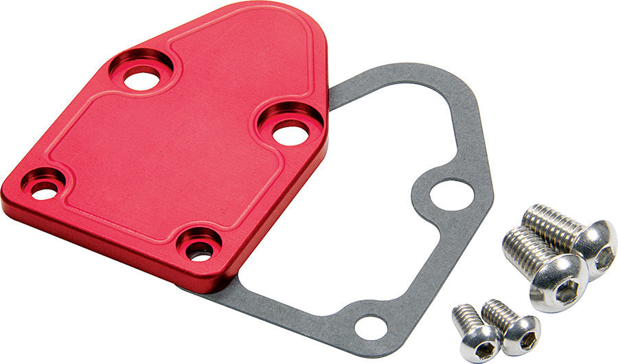 Allstar Performance SBC F/P Block Off Plate Red