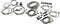 Allstar Performance Dirt Car Brake Line Kit Mod Aftermarket Calipers