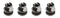 Allstar Performance Quick Disconnects 4pk Plastic