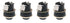 Allstar Performance Quick Disconnects 4pk Aluminum