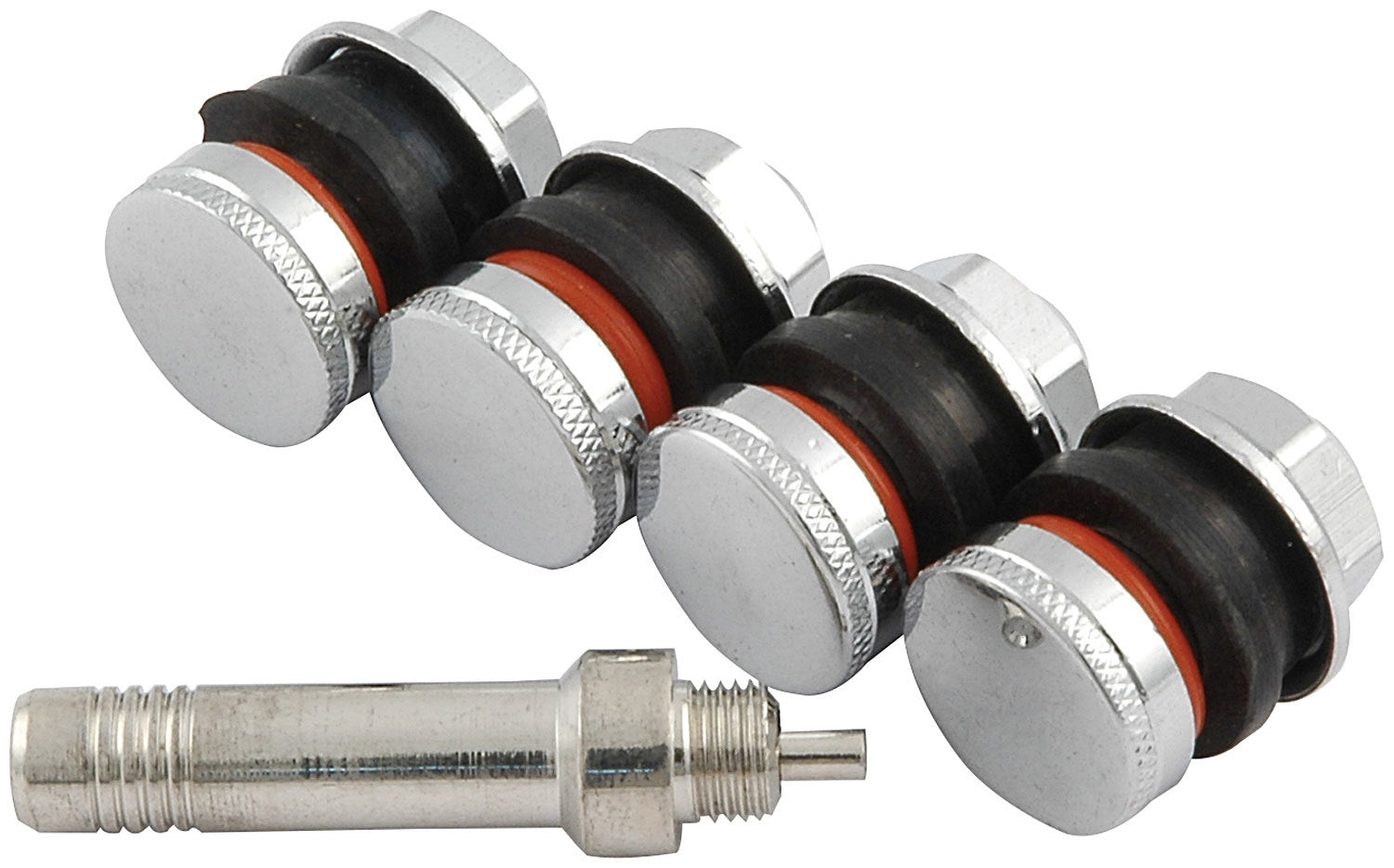 Allstar Performance Valve Stem Flush Mount 4pk