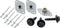 Allstar Performance Wheel Cover Conversion Kit 3pk 1-3/8in Spring