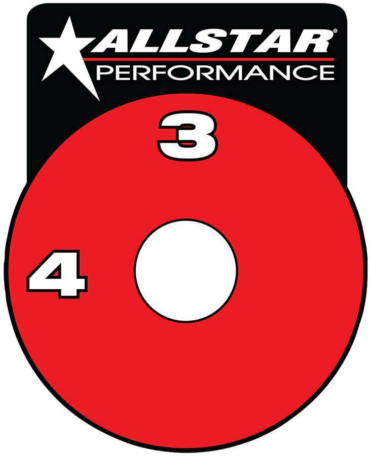 Allstar Performance RF Brake Shut-Off Valve Decal