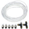Allstar Performance Nylon Brake Line Kit for use w/o Gauges