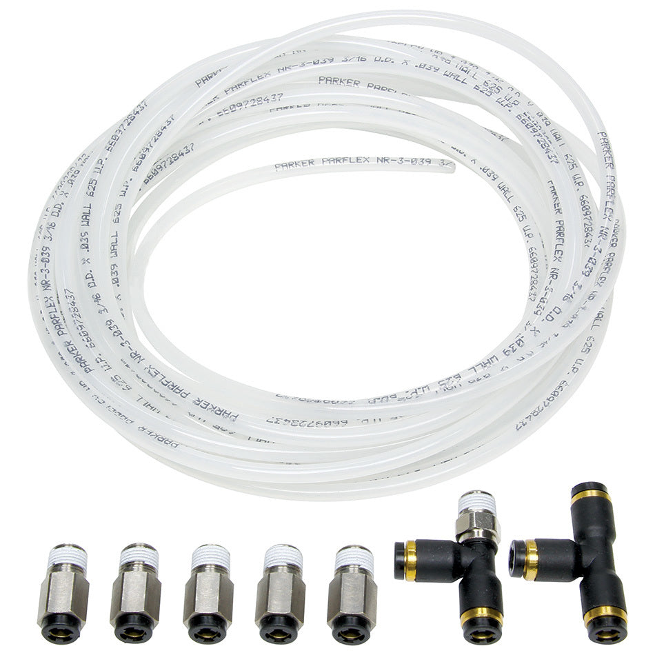 Allstar Performance Nylon Brake Line Kit for use w/o Gauges