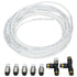 Allstar Performance Nylon Brake Line Kit for use w/o Gauges