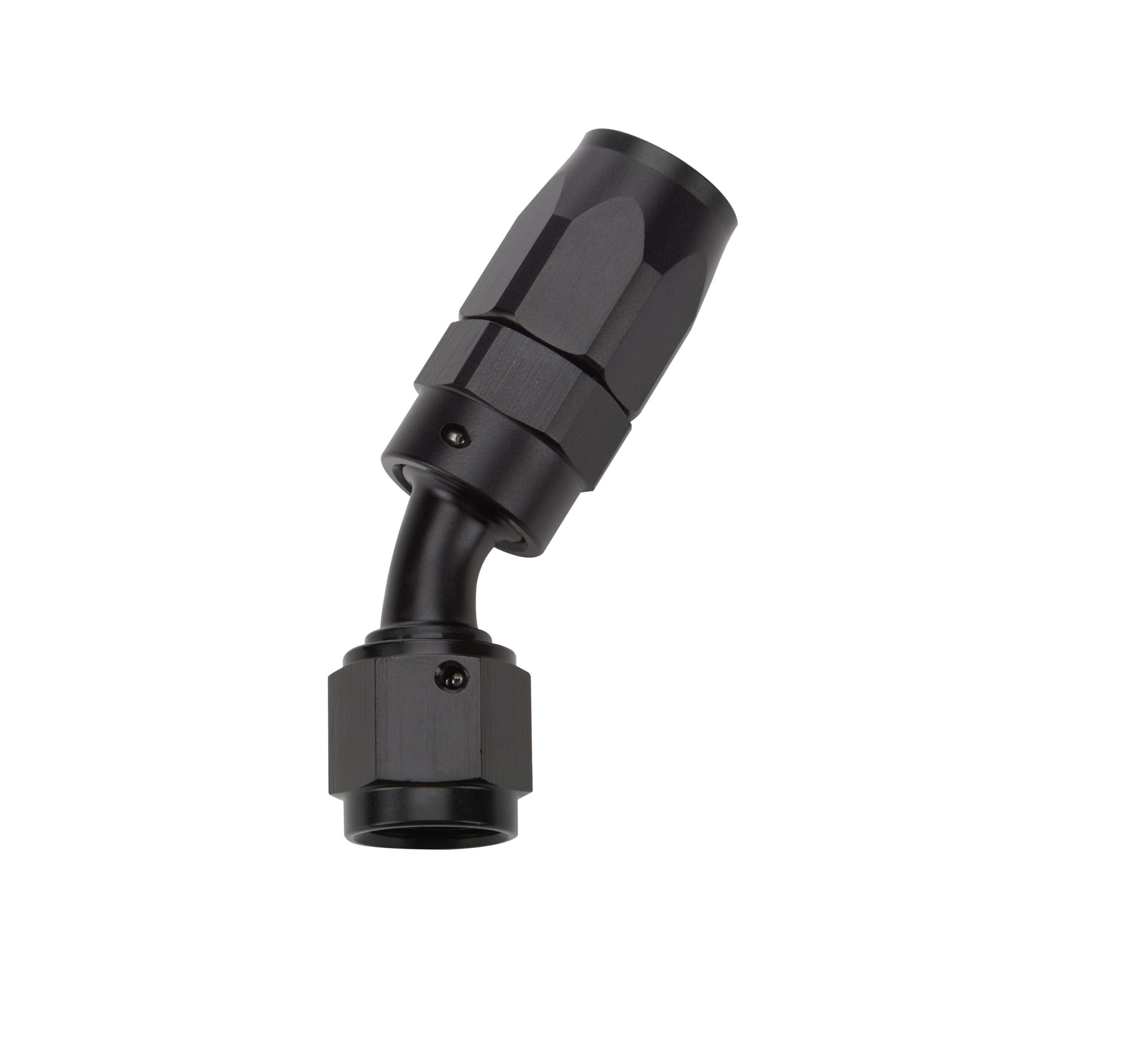 Allstar Performance Reusable Hose End Black 30 Deg Elbow -6 ALL49322