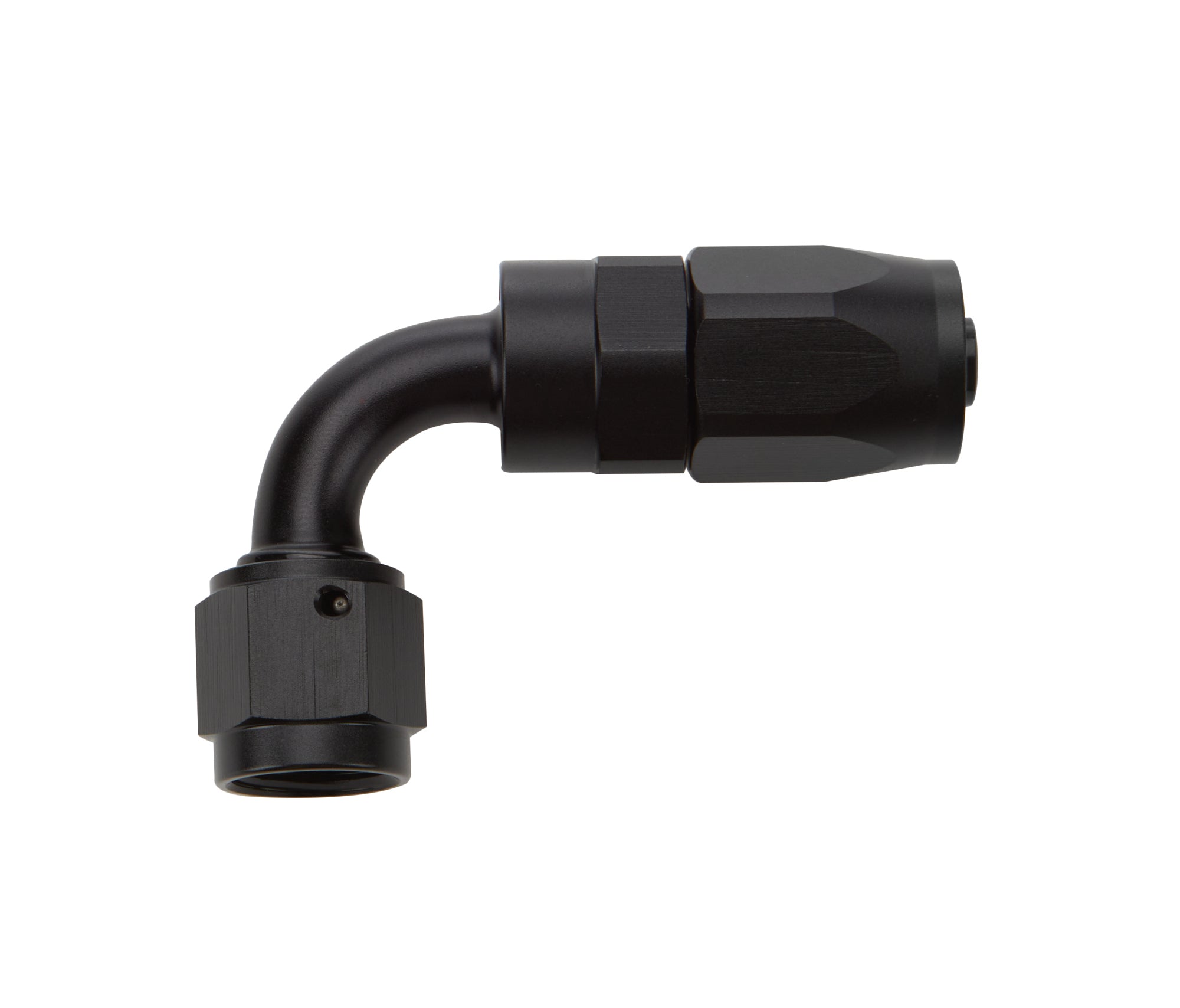 Allstar Performance Reusable Hose End Black 90 Deg Elbow -6 ALL49352
