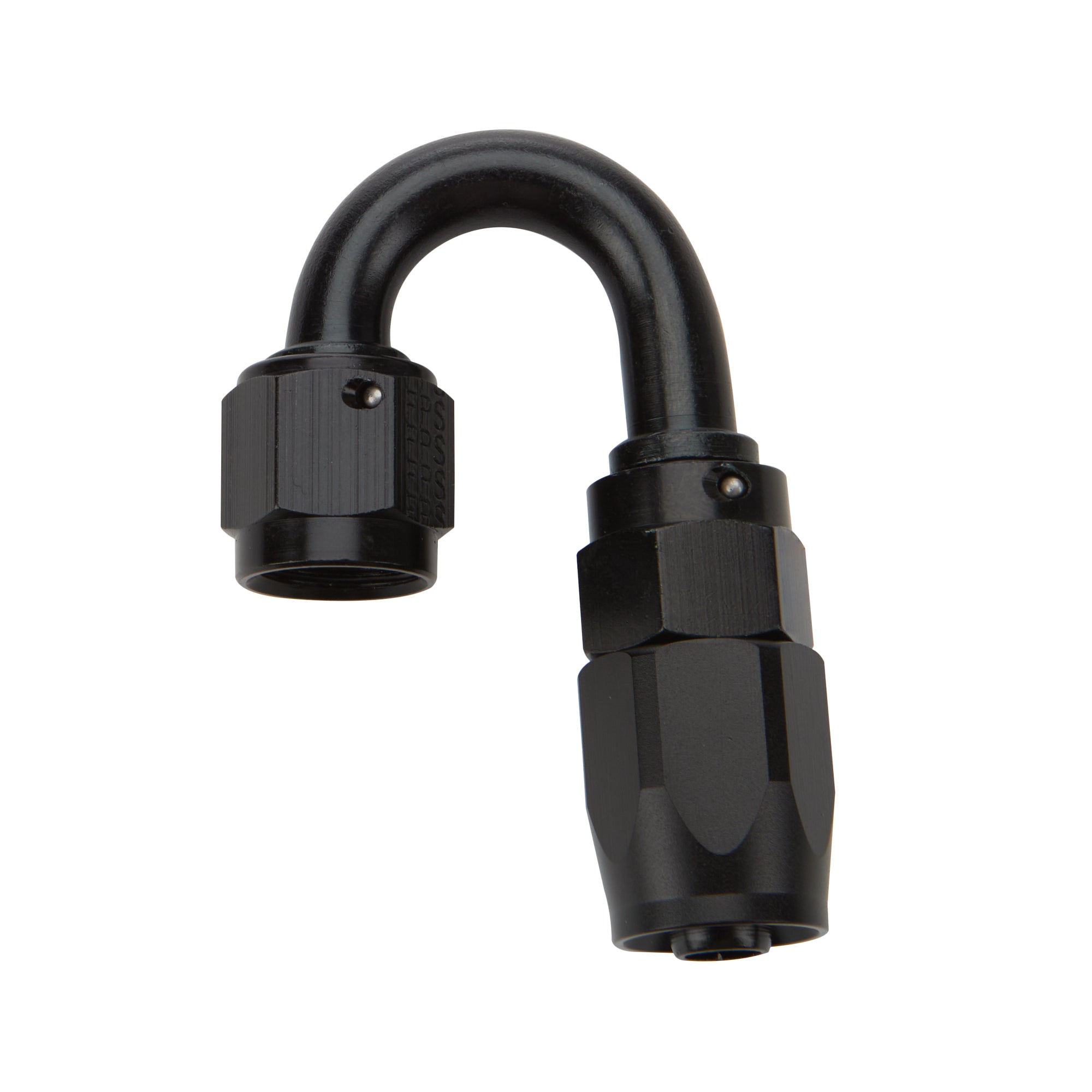 Allstar Performance Reusable Hose End Black 180 Deg Elbow -8 ALL49383