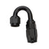 Allstar Performance Black Aluminum Pushlock Hose End 180 Degree Elbow -16 AN ALL49386