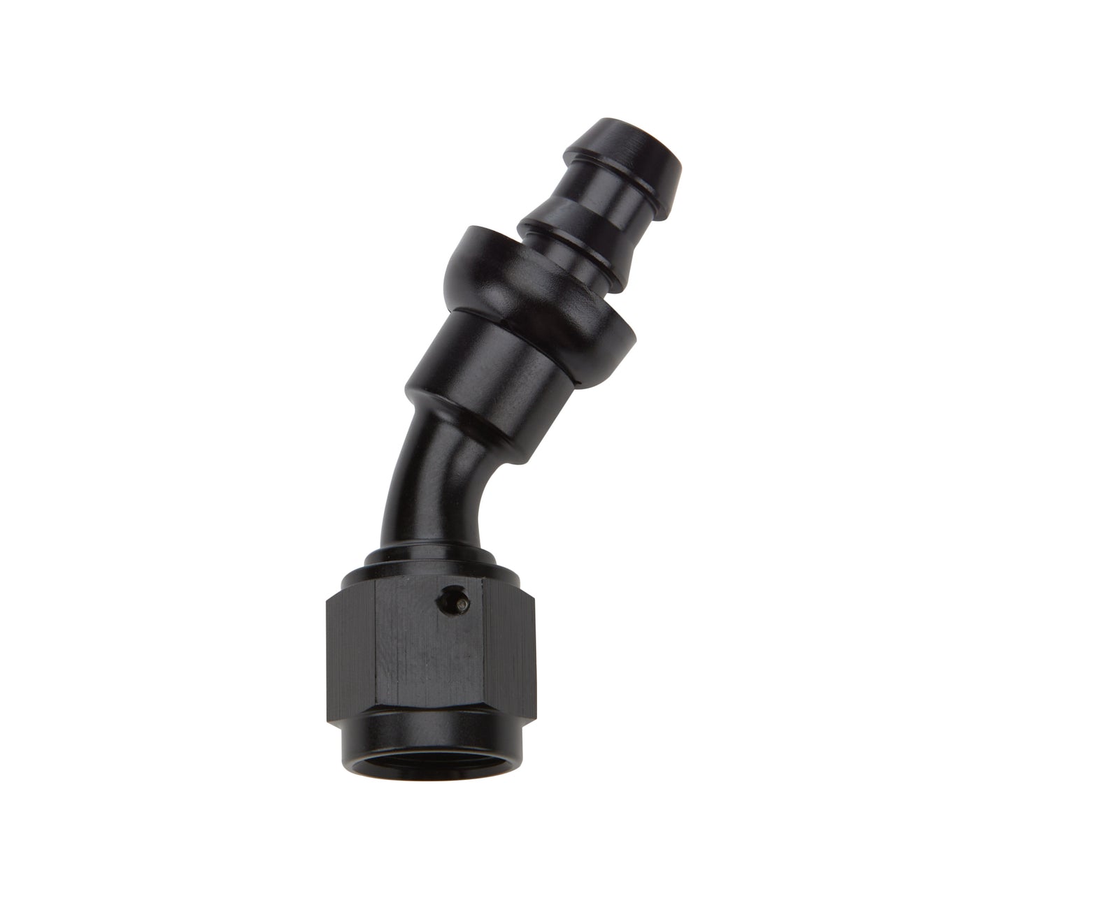 Allstar Performance Pushlock Hose End Black 30 Deg Elbow -6 ALL49422