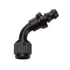 Allstar Performance Black Aluminum Pushlock Hose End 60 Degree Elbow Elbow -16 AN ALL49446