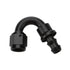 Allstar Performance Pushlock Hose End Black 150 Deg Elbow -12 - ALL49475