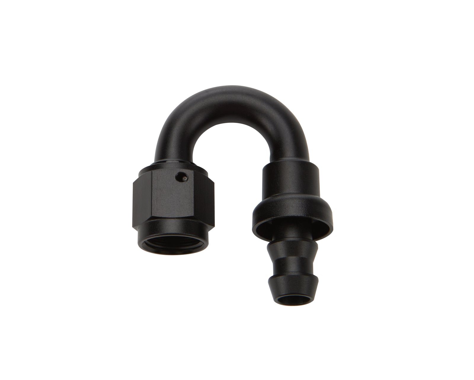 Allstar Performance Pushlock Hose End Black 180 Deg Elbow -6 ALL49482
