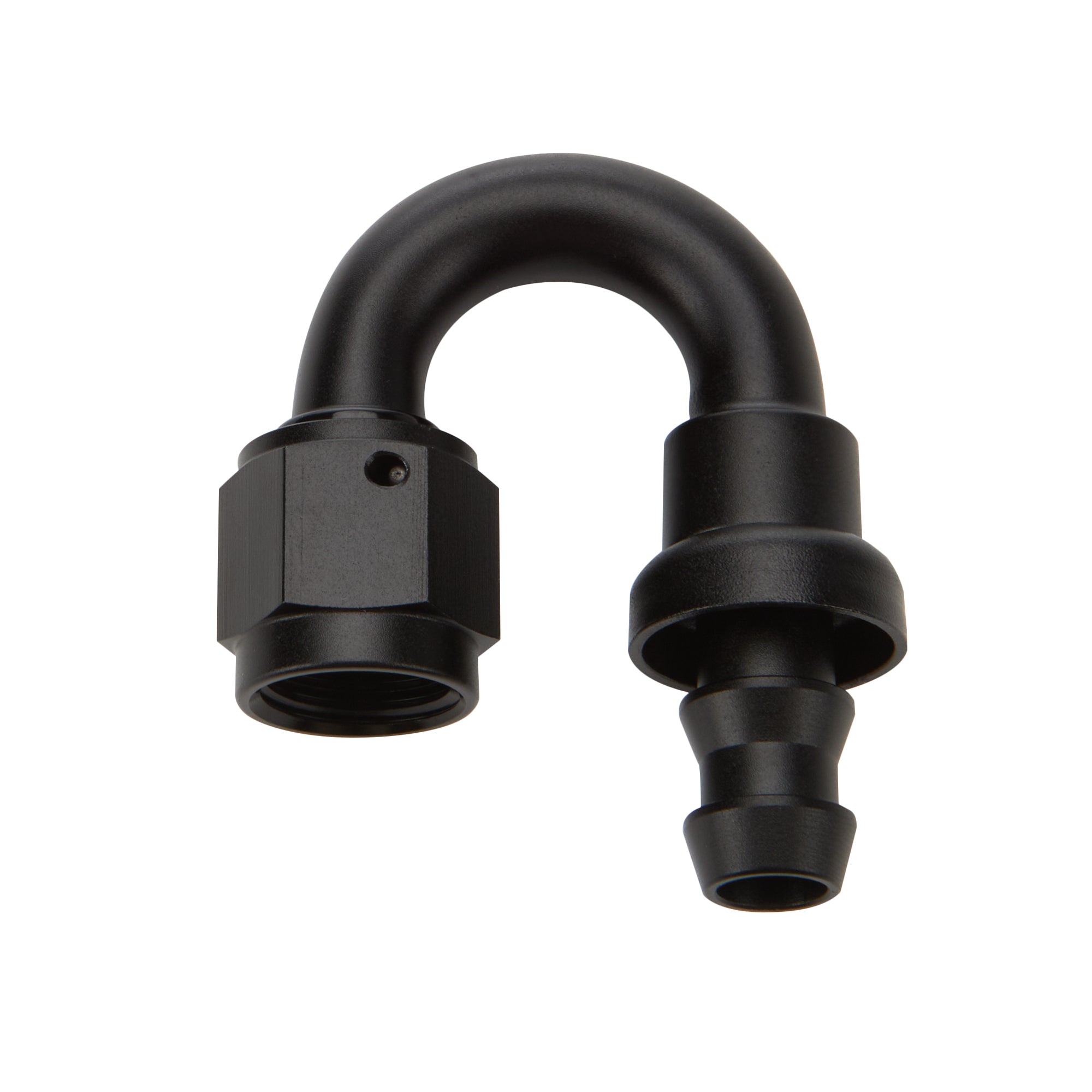 Allstar Performance Pushlock Hose End Black 180 Deg Elbow -8 ALL49483