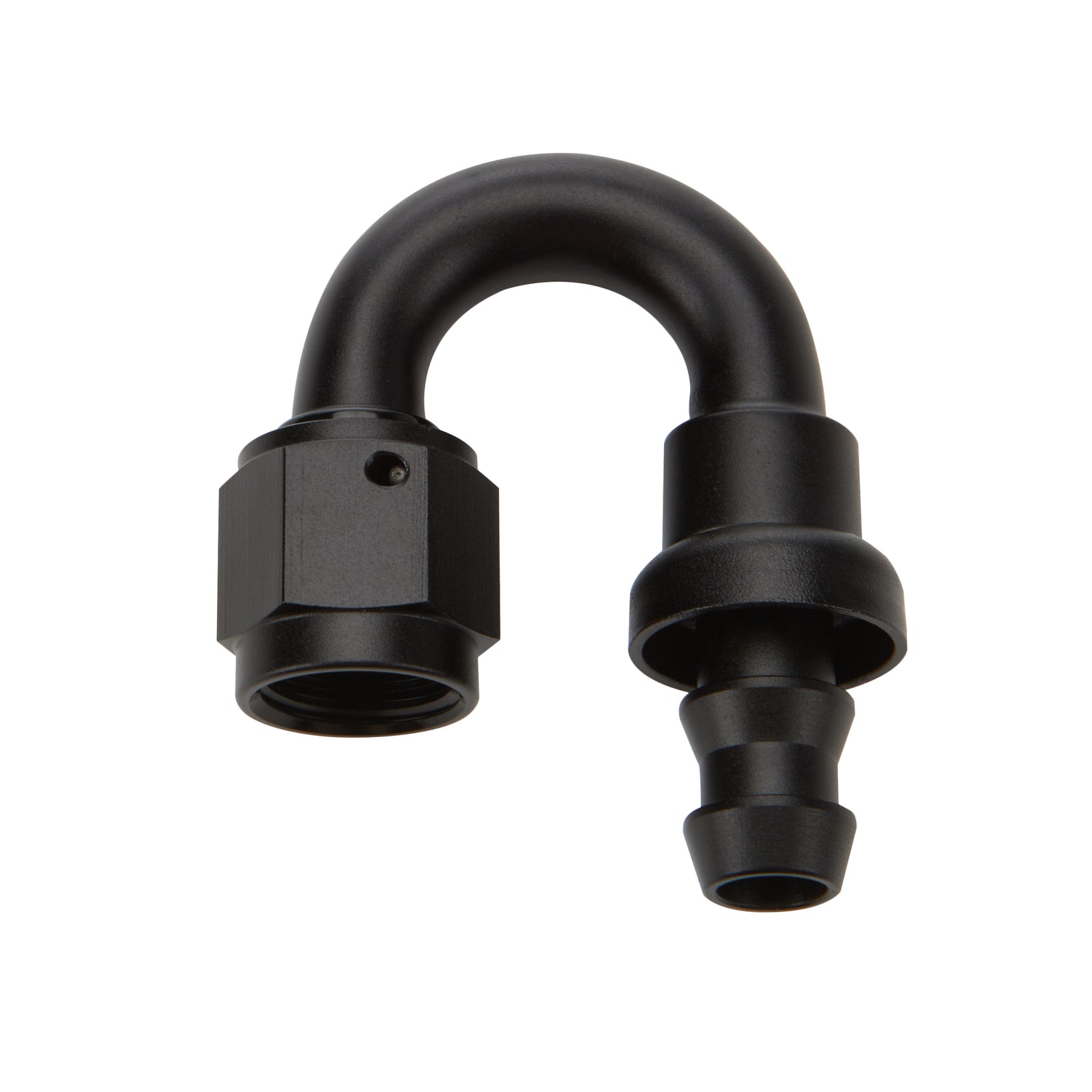 Allstar Performance Pushlock Hose End Black 180 Deg Elbow -8 ALL49483
