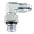 Allstar Performance Adapter Fittings -4 to 7/16-20 90 Degree 10pk