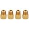 Allstar Performance Adapter Fittings 1/8 NPT to 1/4 Line 4pk