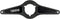 Allstar Performance Black Steering Gear Half Box Mount ALL52113