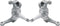 Allstar Performance 2in Dropped Spindles Mustang II