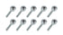 Allstar Performance Rod End RH 1/4 Male Steel 10pk