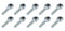 Allstar Performance Rod End RH 3/8 Male Steel 10pk