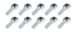 Allstar Performance Rod End RH 5/8 Male Steel 10pk