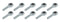 Allstar Performance Rod End LH 3/8 Male Steel 10pk