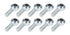 Allstar Performance Rod End LH 5/8 Male Steel 10pk