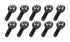 Allstar Performance Pro Rod End RH 5/8 Male Moly 10pk