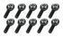 Allstar Performance Pro Rod End LH 3/4 Male Moly 10pk