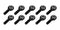 Allstar Performance Pro Rod End RH Moly PTFE Lined 5/8 10pk