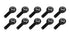 Allstar Performance Pro Rod End RH Moly PTFE Lined 5/8 10pk