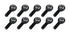 Allstar Performance Pro Rod End LH Moly PTFE Lined 5/8 10pk